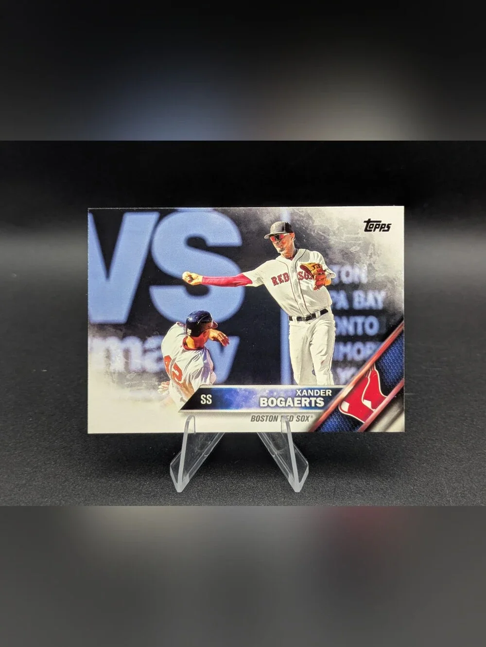2016 Topps Jackie Robinson Jersey Variation Xander Bogaerts SP (Throwing) #368